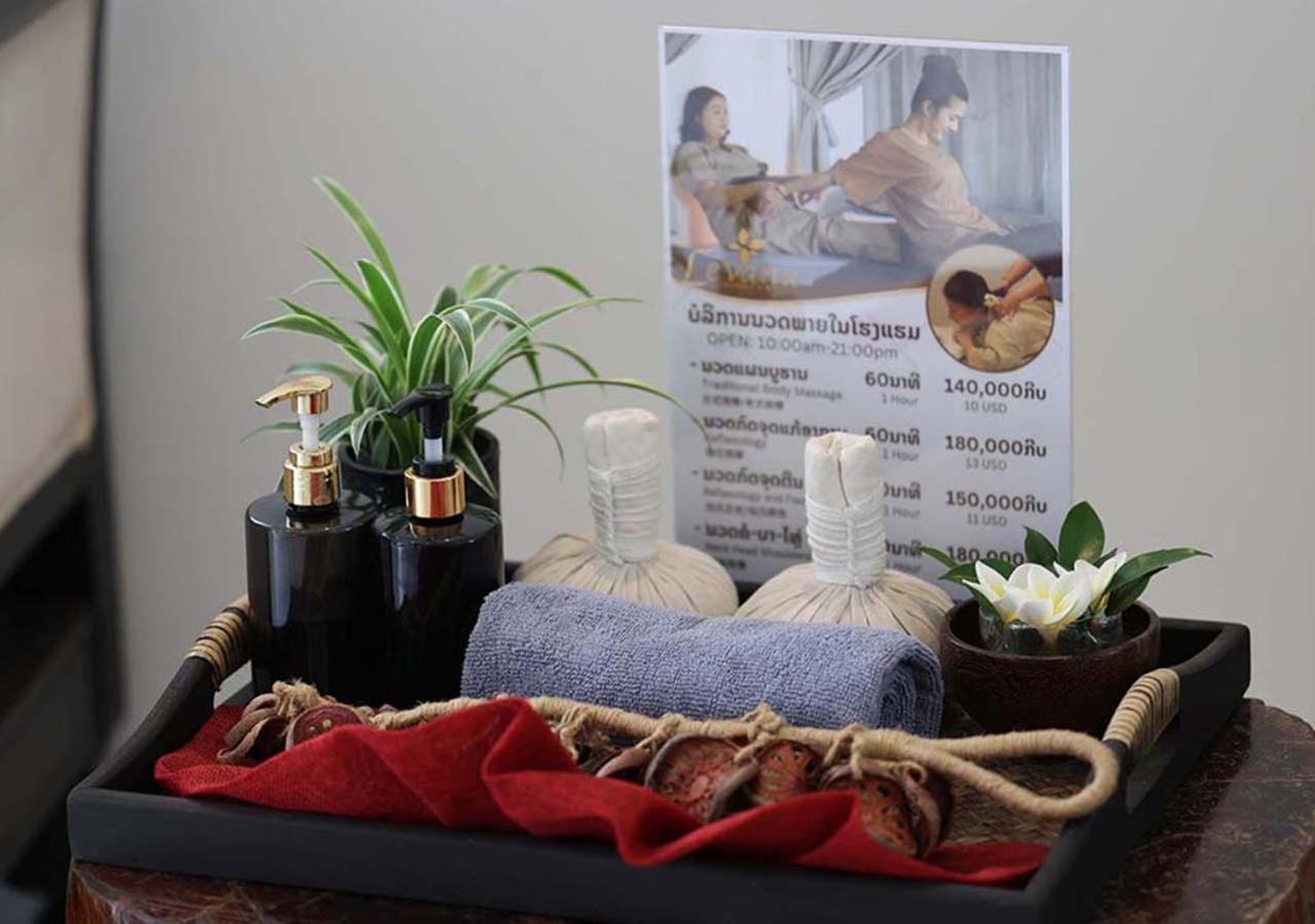 Le Thatluang D'Or Boutique Hotel Vientián Kültér fotó