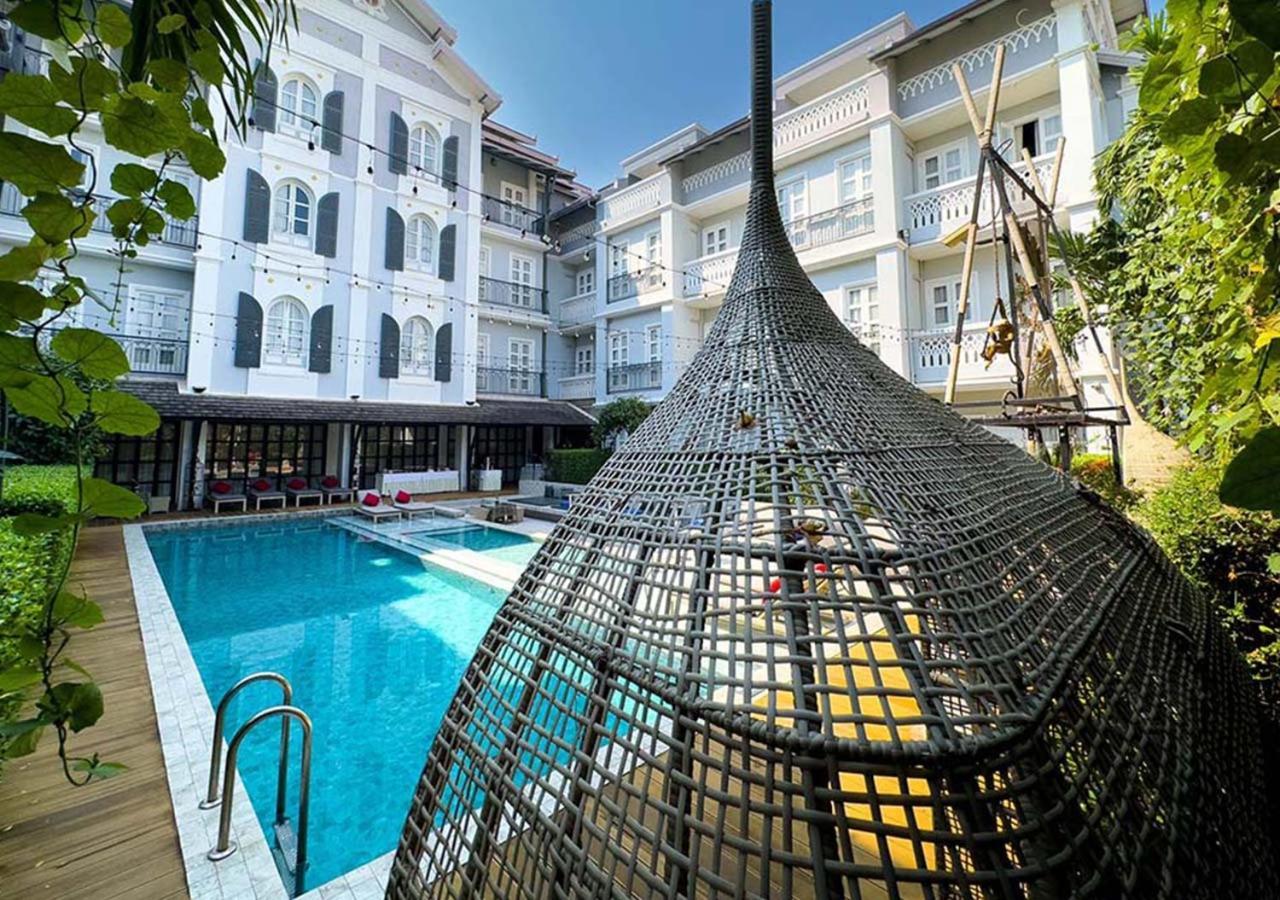 Le Thatluang D'Or Boutique Hotel Vientián Kültér fotó
